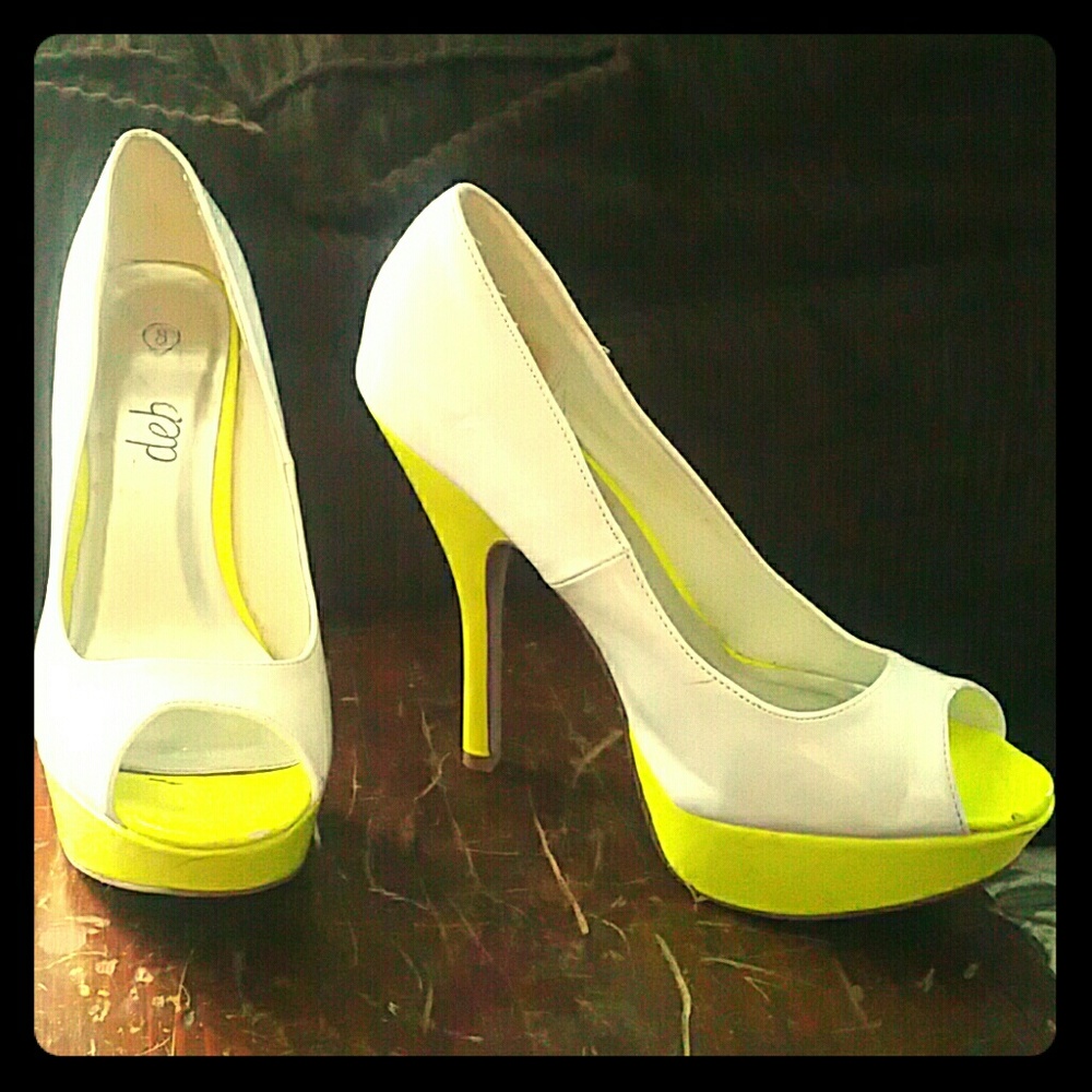 Size 8 peep toe heels